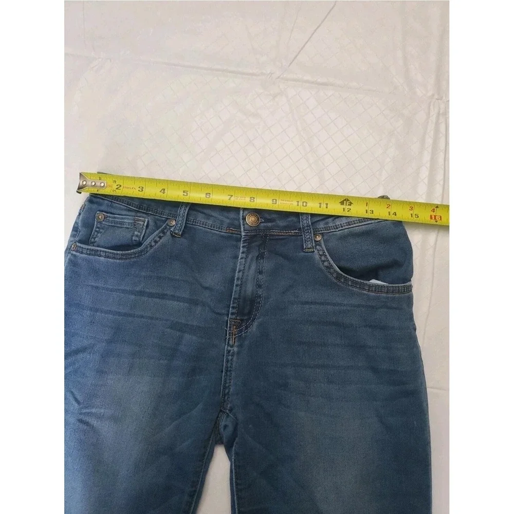7 For All Mankind Jeans Mens 16 Blue Slimmy Slim Straight Stretch Denim 5-Pocket